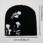 Sindlloger Sexy Lady Beanie Black Hat Cute Y2K Warm Winter Cap