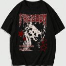 American Y2K Streetwear Horror Gothic Freedom Portrait Star T-Shirt