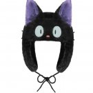 Japanese Cartoon Anime Ghibli Jiji Cat Ushanka Black Hat Cute Y2K Warm Winter Hat