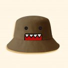 Japanese Cartoon Cute Y2K Anime Domo Kun Print Fisherman Panama Hat Bonnet Cap Beanie