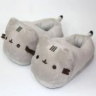 Cute Anime Pusheen Cat Kawaii Plush Indoor Slippers Adult Warm Shoes Home