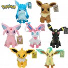 Original Pokemon Plush Toys Eevee Sylveon Umbreon Espeon Sylveon Glaceon Jolteon Stuffed Animals