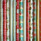 40M CHRISTMAS GIFT WRAP ASSORTED 4m 5m 10m 12m ROLLS WRAPPING PAPER ROLL PRESENT 5ZE18q