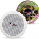 In Ceiling Paging Speaker Outdoor Wired Round 2 Way Flush Mount 3" 4" 6" 6.5" CL 0502