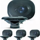 5 Core 6X9 Inch 4 Pieces Car Audio Coaxial Speaker 3 Way 1100 Watts PMPO Full Range Speakers