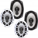 5 Core 6X9 Inch Car Audio Coaxial Speaker 2 Pieces 3 Way 1600 Watts PMPO Speakers Premium Quality,