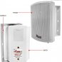 5Core Outdoor 20W 2Way Wall Speaker Surround Sound Indoor Home Patio Garden WST WHITE 2 PCS