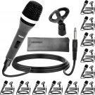 5 Core Vocal Dynamic Cardioid Handheld Microphone Neodymium Magnet 12 Pack Unidirectional Mic