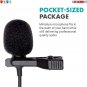 5 Core Professional Microphone Lavalier Mic Microphone for Phone, Clip on Lav Microfono CM-WRD 50