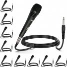 5Core Vocal Dynamic Cardioid Handheld Microphone 10 Pack Neodymium Magnet Unidirectional Mic,