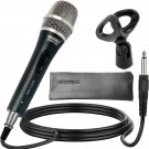 5 Core Premium Vocal Dynamic Cardioid Handheld Microphone Neodymium Magnet Unidirectional Mic,
