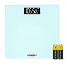 5 Core Digital Bathroom Scale for Body Weight Fat Rechargeable 400 lb/180kg BS 02 B WH