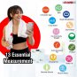 5Core Digital Bathroom Scale for Body Weight Fat Smart Bluetooth Rechargeable BBS HL B WH