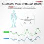 5Core Digital Bathroom Scale for Body Weight Fat Smart Bluetooth Rechargeable BBS HL B WH