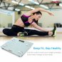 5 Core Digital Bathroom Scale for Body Weight Fat Rechargeable 400 lb/180kg BS 01 R WH