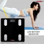 5 Core Digital Bathroom Scale for Body Weight Fat Smart Bluetooth Rechargeable BBS VL R BLK