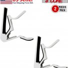 5Core Capo Acoustic Fret Electric Clip Guitar String Instrument Clamp Neck CAPO WH 2 Pcs
