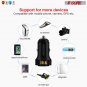 12V Car USB Charger Smart Fast USB C Dual Port Adapter for iPhone Samsung CDKC11 USBC 2PCS