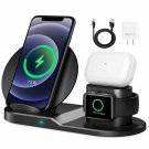 3 in1 15W Qi Wireless Charger Fast Charging Dock For Apple Watch Air Pods iPhone WCR 3