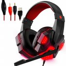 5Core Esports Gaming Headset 3.5 mm Wired Stereo Over-ear Pro LED 3D Sound PC Xbox PS4 HDP GM1 R