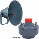 5Core PA Audio Speaker Big Horn Outdoor Siren Trumpet Horn Power w/ Driver Unit RH 16 + DU40