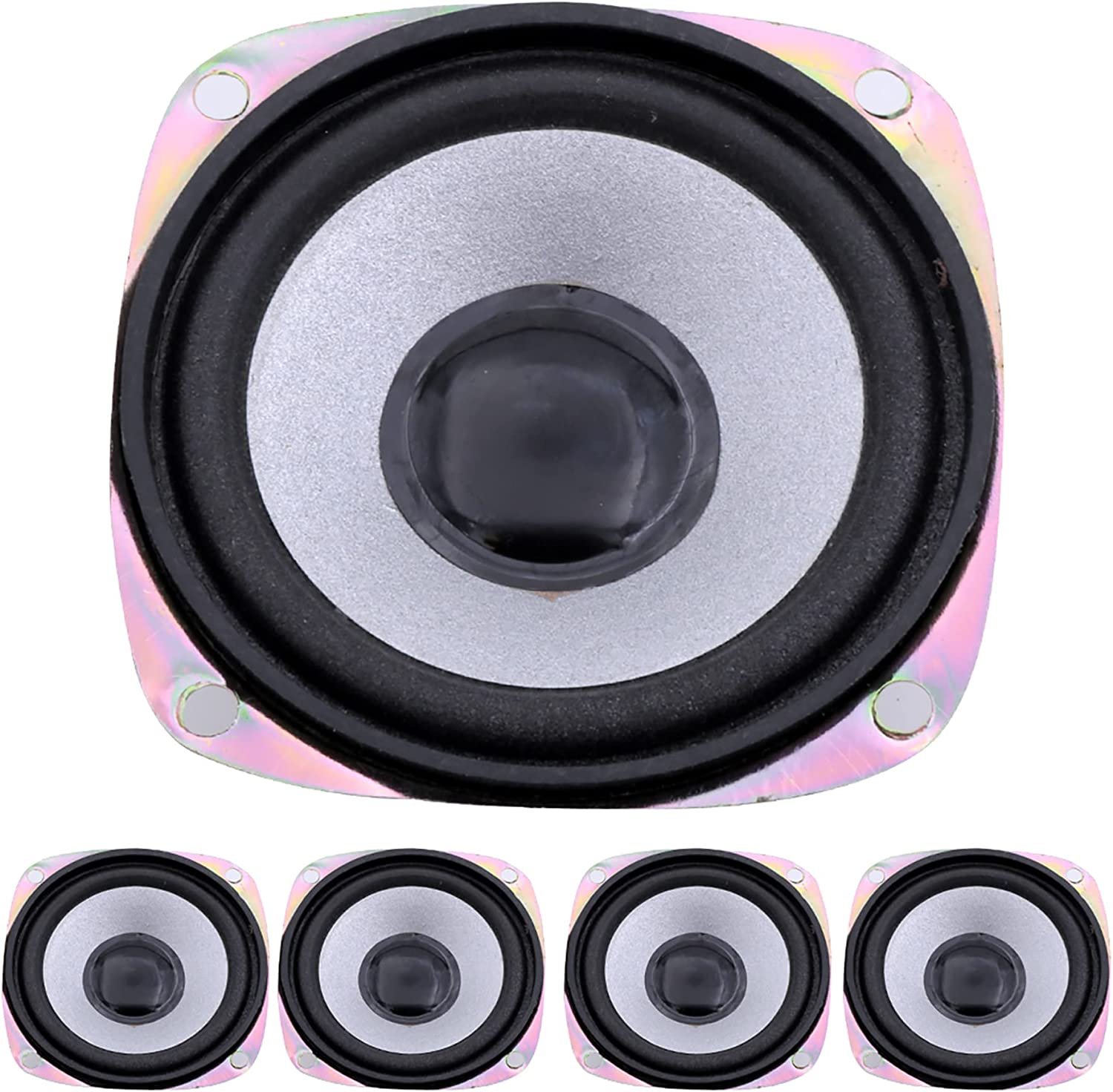 3 inch 5 Pieces Subwoofer Replacement DJ Speaker Sub Woofer Loudspeaker WF 3 inch DBL SQ 5pcs