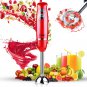 5Core Immersion Hand Blender 500W Multifunctional Powerful Electric Handheld Blender HB 1510 RED