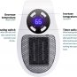 500W Wall Outlet Small Plug in Handy Premium Heater w/ Timer + Remote Control PIH