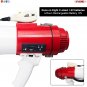 5 Core Megaphone with Siren Bullhorn 50 Watt - Bullhorn Speaker with Detachable Mic 77SF WB