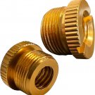 5 CORE 2 Pcs 5/8 Male to 3/8 Female Screw Mic Stand Clip Adapter Microphone Holder MSA DP M GLD 2PCS