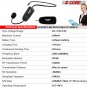 Wireless Microphone Headset 2.4G Wireless Mic Transmitter/Receiver Set with 40m