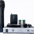 Wireless Microphone Dual Handheld Mic Cordless Receiver Dj Karaoke Singing Microphones