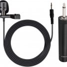 Premium Lavalier Microphone Lapel Clip-on Mini Wired Mic with Omnidirectional Condenser