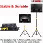 5Core Premium Music Stand for Sheet Music Folding Portable Tripod Heavy Duty MUS YLW