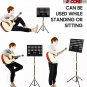 5Core Premium Music Stand for Sheet Music Folding Portable Tripod Heavy Duty MUS YLW