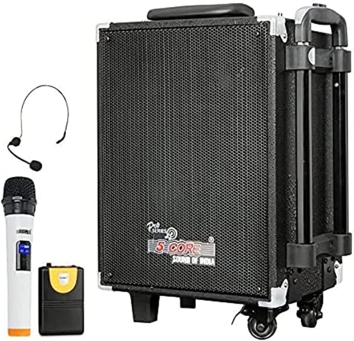 Wireless Portable PA Speaker System 150W Powered Bluetooth Indoor & Outdoor DJ Stereo Karaoke Audio