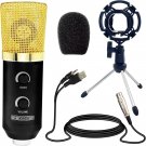 5 Core Premium Pro Audio Condenser Recording Microphone Podcast Gaming Studio Mic RM 5 BG