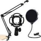 5Core Professional Microphone Stand with Pop Filter Heavy Duty Microphone Suspension RM STND 3 M