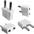 4 Pack European Plug Adapter Travel from USA Us to EU Europe Italy Plug Adapters Type C