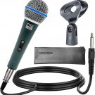 5Core Premium Vocal Dynamic Cardioid Handheld Microphone Neodymium Magnet Unidirectional Mic BETA