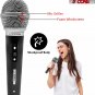 5Core 2PCS Microphone Neodymium Dynamic Mic XLR Audio Cardiod Karaoke w/Mic Clip ND-58 2PCS