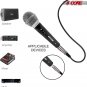5Core 2PCS Microphone Neodymium Dynamic Mic XLR Audio Cardiod Karaoke w/Mic Clip ND-58 2PCS