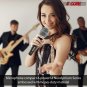 5Core 2PCS Microphone Neodymium Dynamic Mic XLR Audio Cardiod Karaoke w/Mic Clip ND-58 2PCS