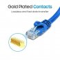 Cat6 Ethernet Cable, Internet Network LAN Patch Cords, Outdoor&Indoor ET 15FT BLU
