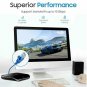Cat6 Ethernet Cable, Internet Network LAN Patch Cords, Outdoor&Indoor ET 15FT BLU