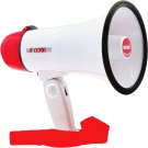 4 Pack Portable Megaphone Bullhorn 10 Watt Power Megaphone 8 Sec Recording