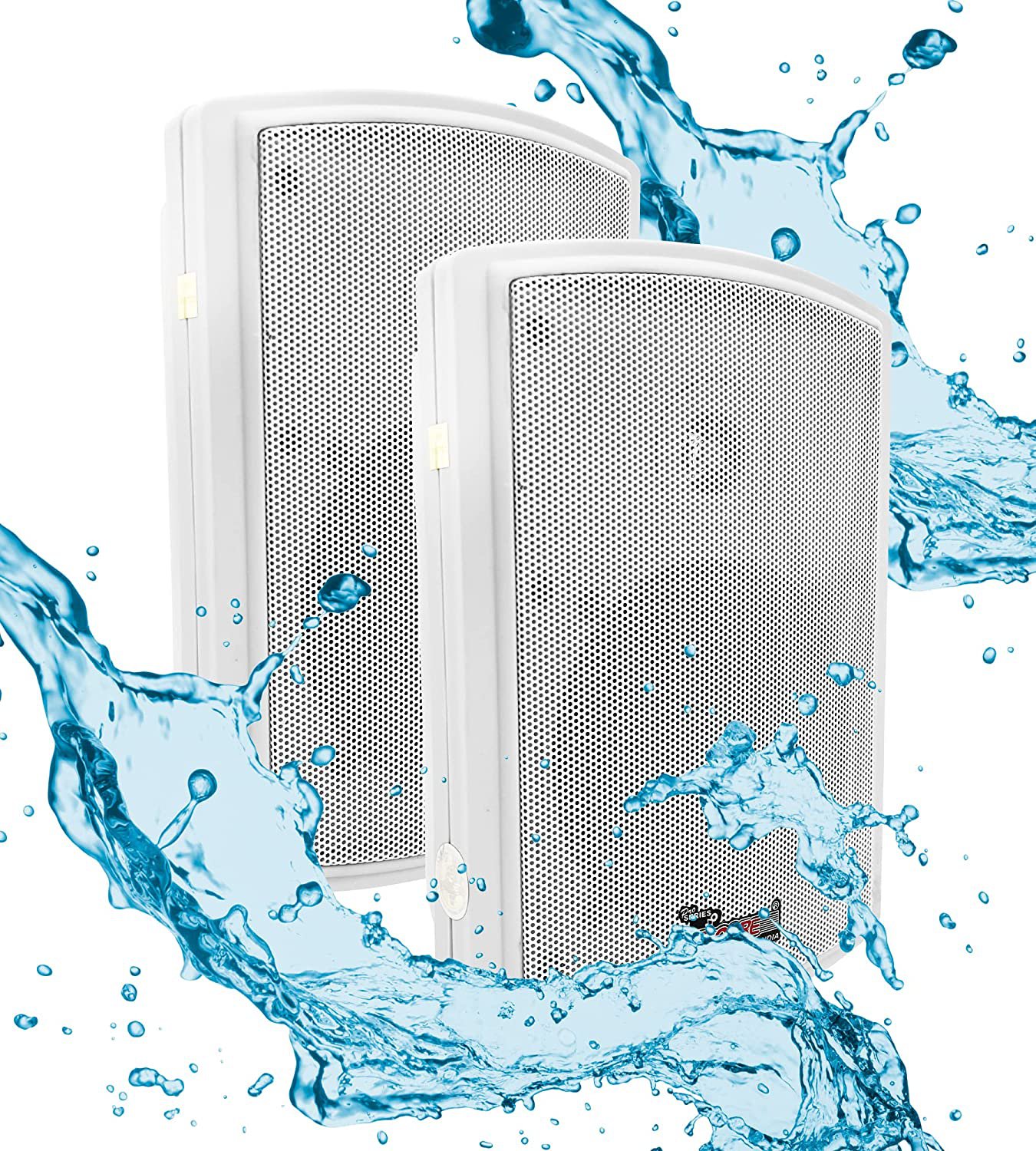 5.25- Inch in-Wall/in-Ceiling 2 Pieces Stereo Speakers Outdoor Speaker WST WHITE 2 PCS