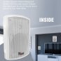 5.25- Inch in-Wall/in-Ceiling 2 Pieces Stereo Speakers Outdoor Speaker WST WHITE 2 PCS