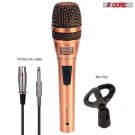 Microphone Pro Microfono Dynamic Mic XLR Audio Cardiod Vocal Karaoke ND-807 CoppereX