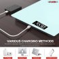 5 Core Rechargeable Digital Scale for Body Weight, Precision Bathroom Weighing Bath Scale BS 02 R WH